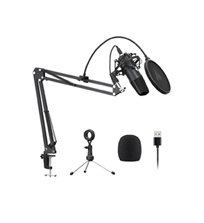 صورة مايك خارجي - USB Microphone MAONO A04 Plus Cardioid Condenser Podcast Mic 192kHz24bit