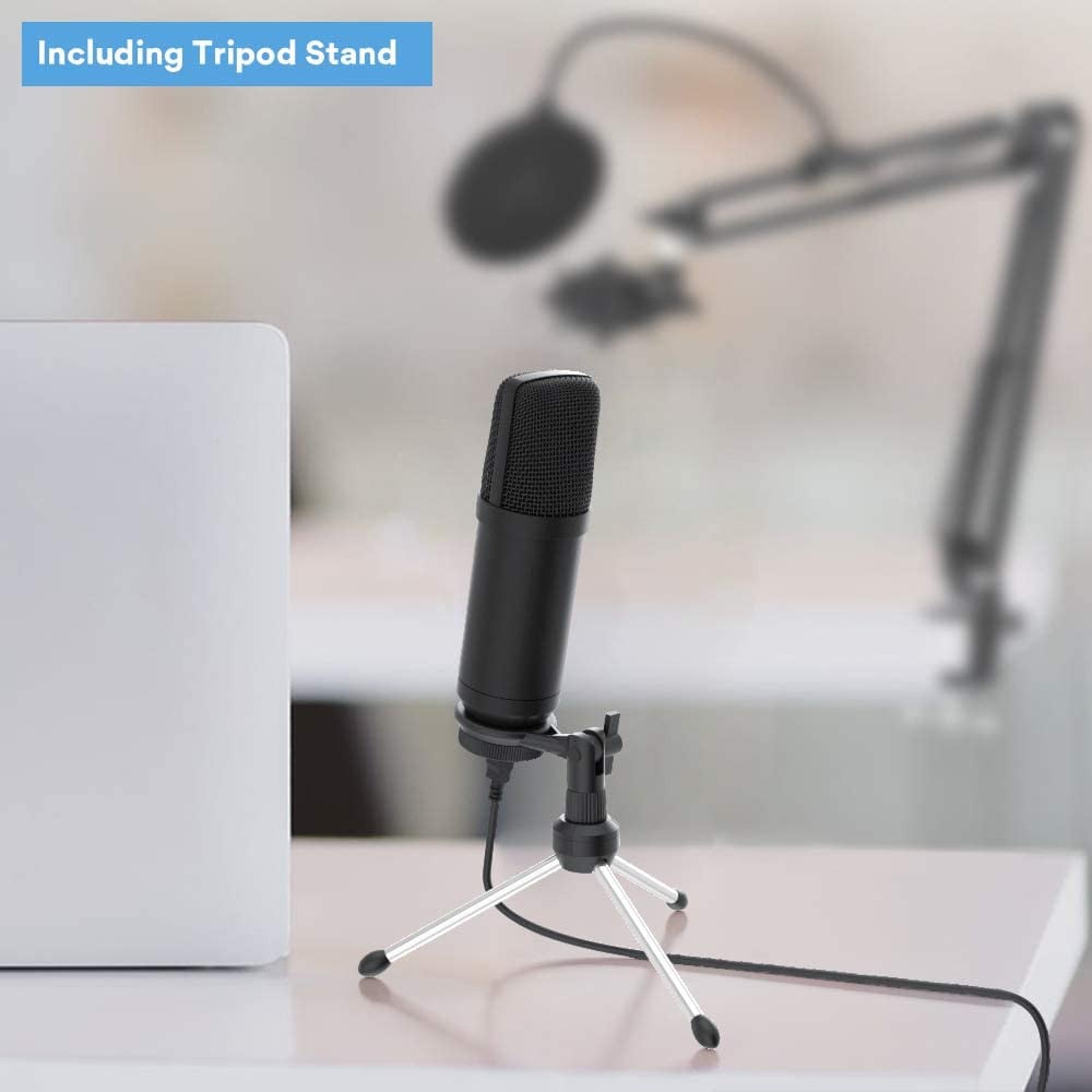 صورة مايك خارجي - USB Microphone MAONO A04 Plus Cardioid Condenser Podcast Mic 192kHz24bit رقم 4