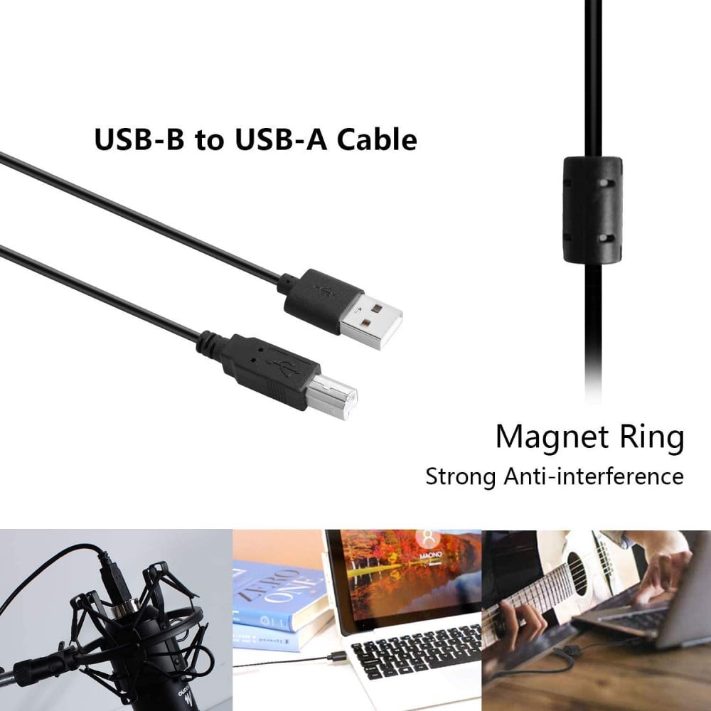 صورة مايك خارجي - USB Microphone MAONO A04 Plus Cardioid Condenser Podcast Mic 192kHz24bit رقم 5