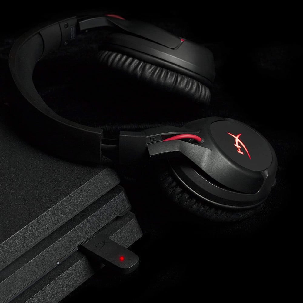 صورة سماعة هايبر اكس كلاود - HyperX Cloud Flight - Wireless Gaming Headset, Battery Lasts Up to 30 hours of Use, Detachable Noise رقم 2