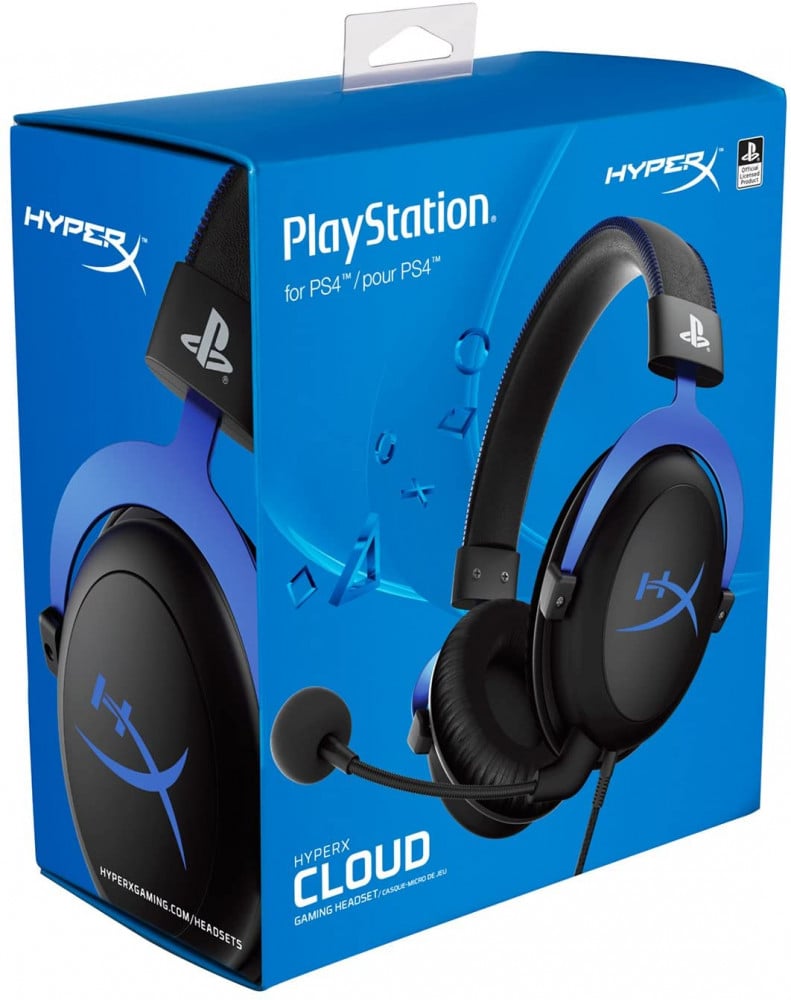 صورة سماعة هايبر اكس كلاود - HyperX Cloud - Official Playstation Licensed Gaming Headset for PS4 with in-Line Audio Control رقم 2