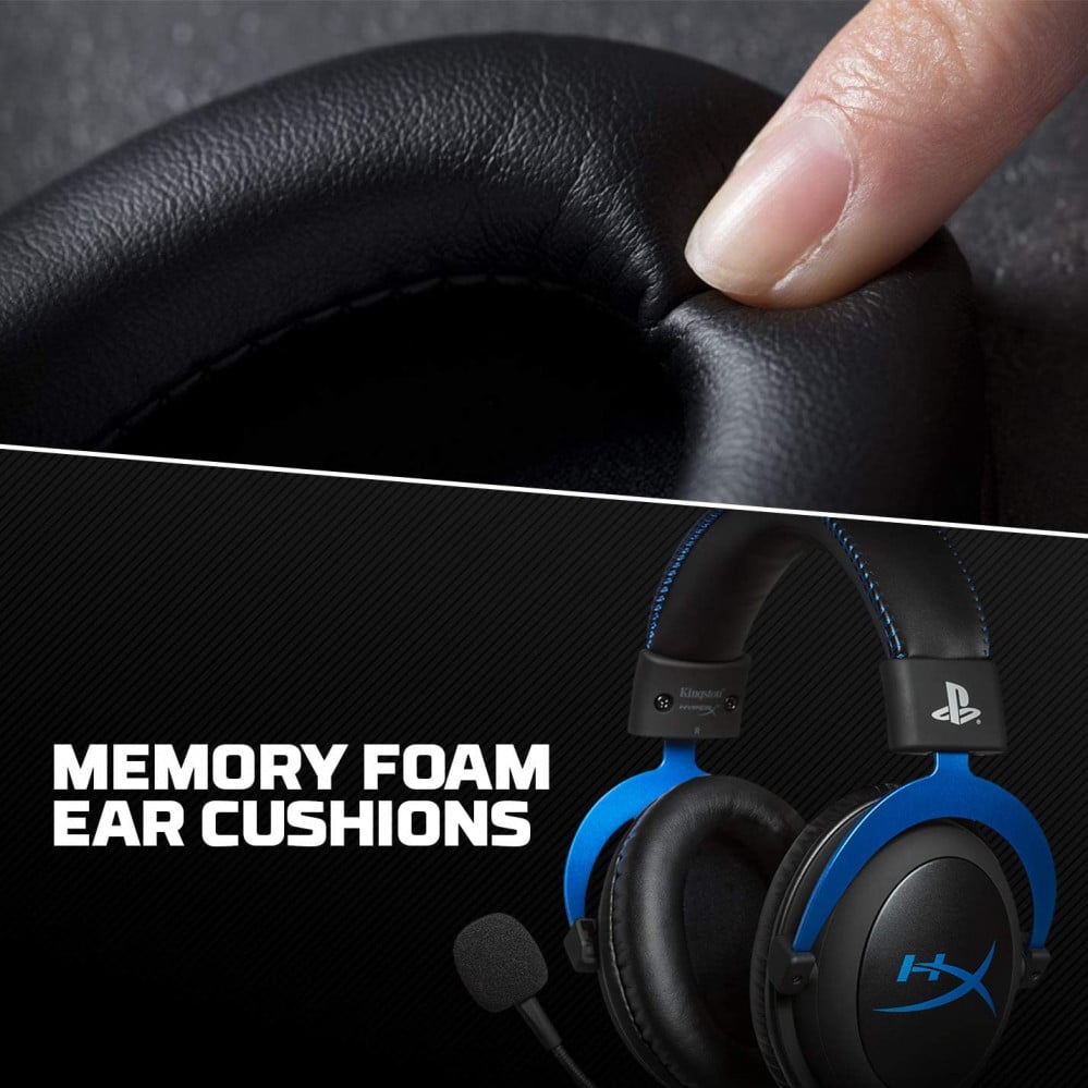 صورة سماعة هايبر اكس كلاود - HyperX Cloud - Official Playstation Licensed Gaming Headset for PS4 with in-Line Audio Control رقم 9