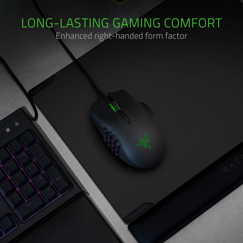 صورة ماوس Razer Naga Trinity Gaming – تحكم مثالي وتصميم متعدد الاستخدامات رقم 2