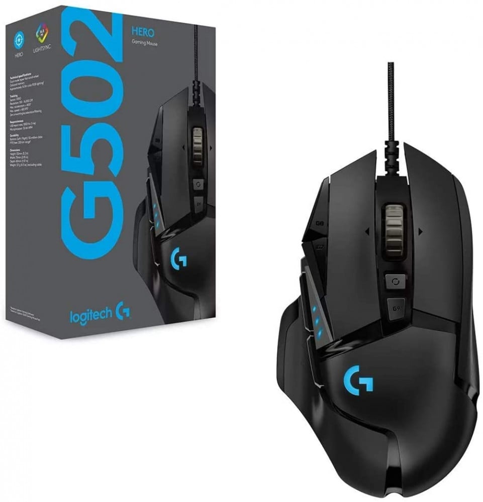 صورة Logitech G502 HERO GAMING MOUSE رقم 4