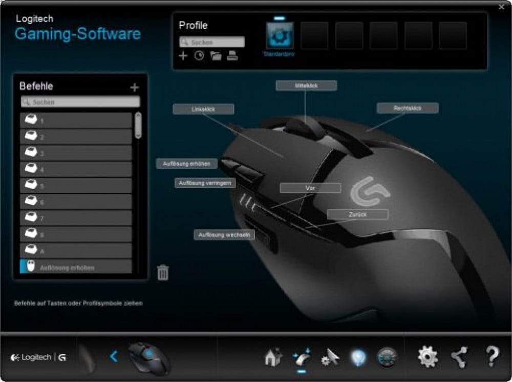 صورة Logitech G402 Optical Gaming Mouse Hyperion Fury USB 8 Buttons رقم 7