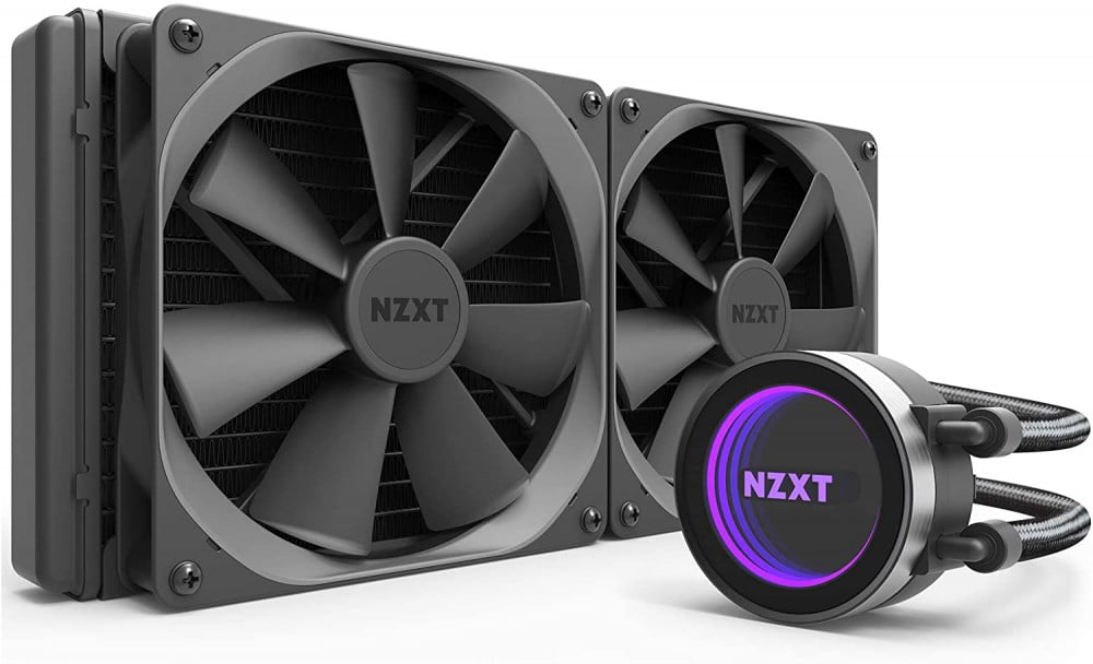 صورة Nzxt Kraken X62 280mm RL KRX62 02 Aio RGB CPU Liquid Cooler Cam Powered Infinity Mirror Design رقم 4
