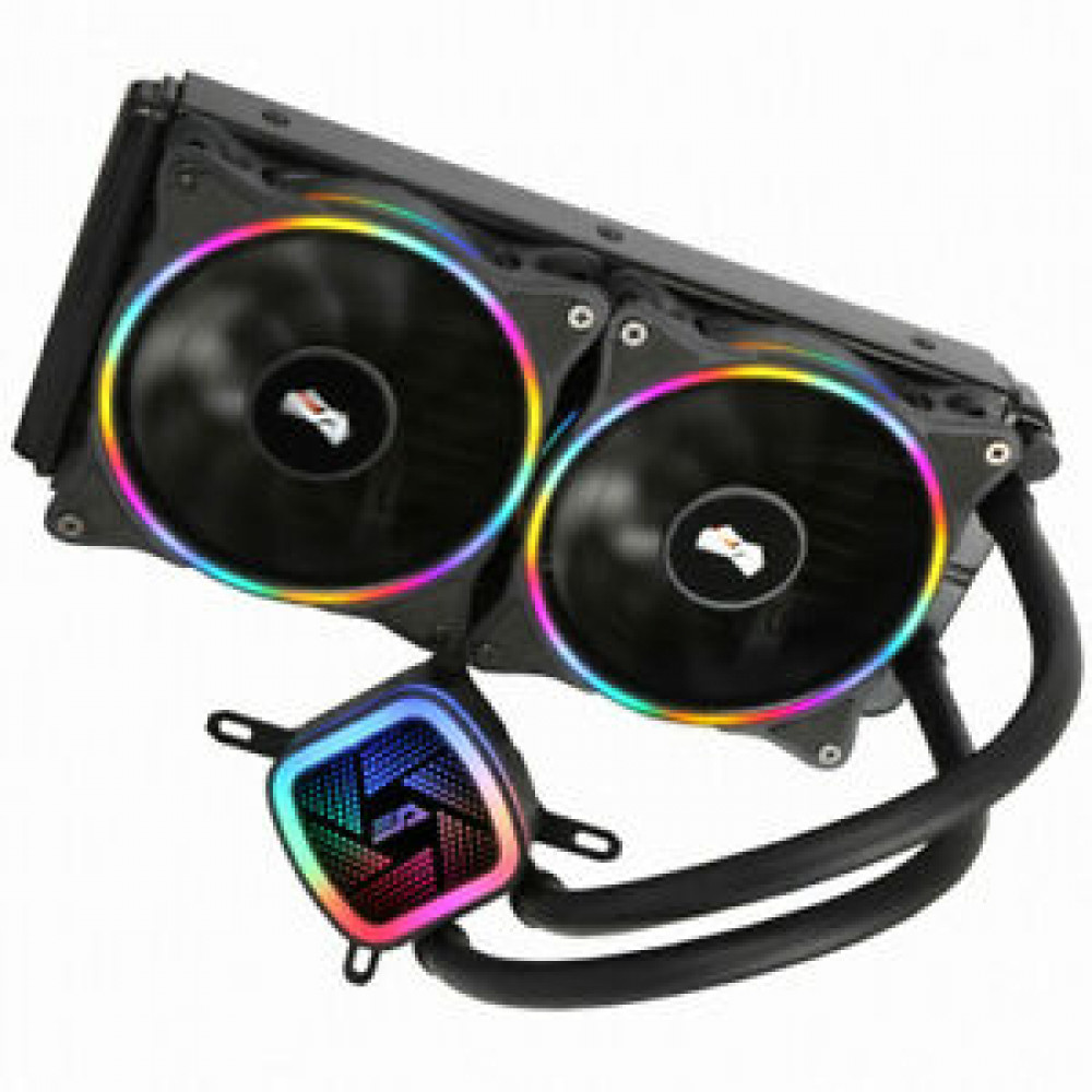 صورة darkFlash Aigo CPU Cooler Computer Fan Water Cooler Radiator AMD Intel Silent CPU Water Cooling PC Case Fan رقم 2