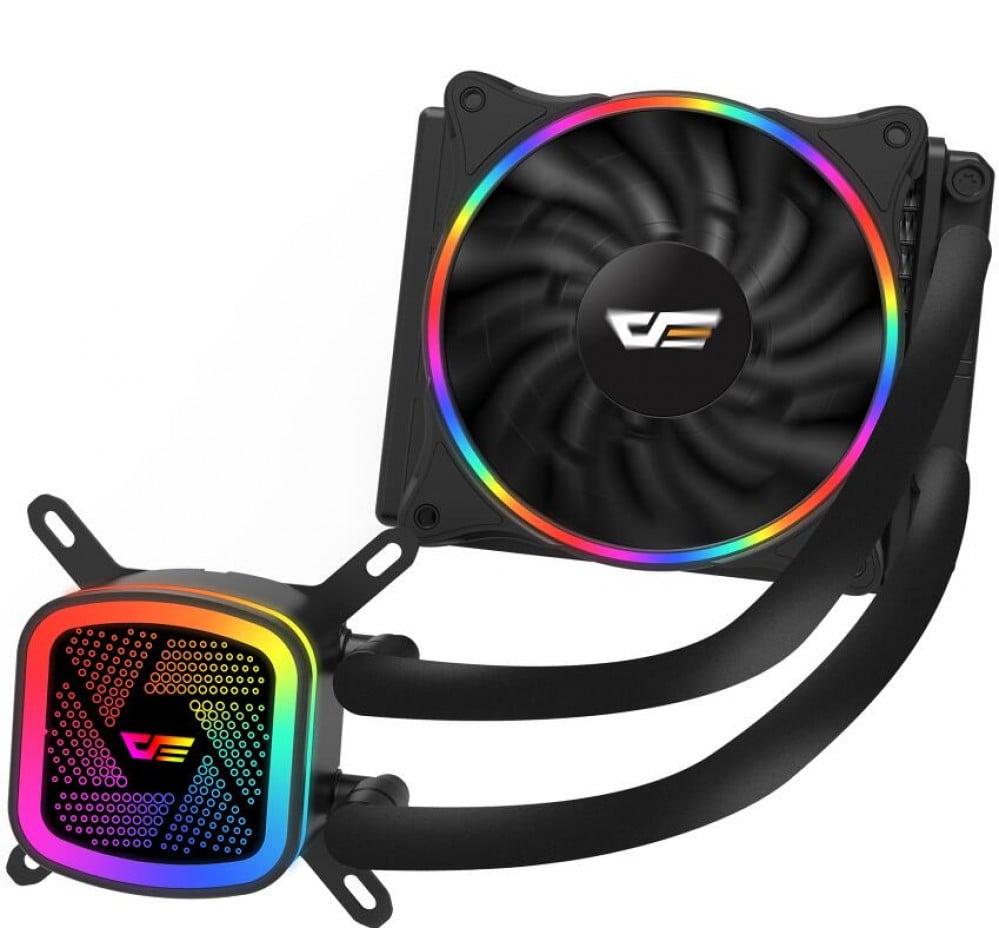 صورة darkFlash Aigo 120mm CPU Cooler Computer Fan Water Cooler Radiator AMD Intel Silent CPU Water Cooling PC Case Fan رقم 2