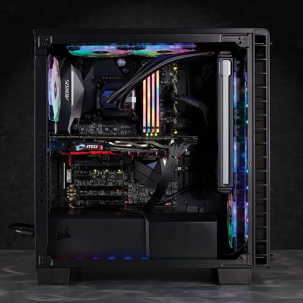 صورة RAM Corsair Vengeance RGB PRO 16GB (2x8GB) DDR4 3200MHz C15 LED Desktop Memory - Black رقم 2