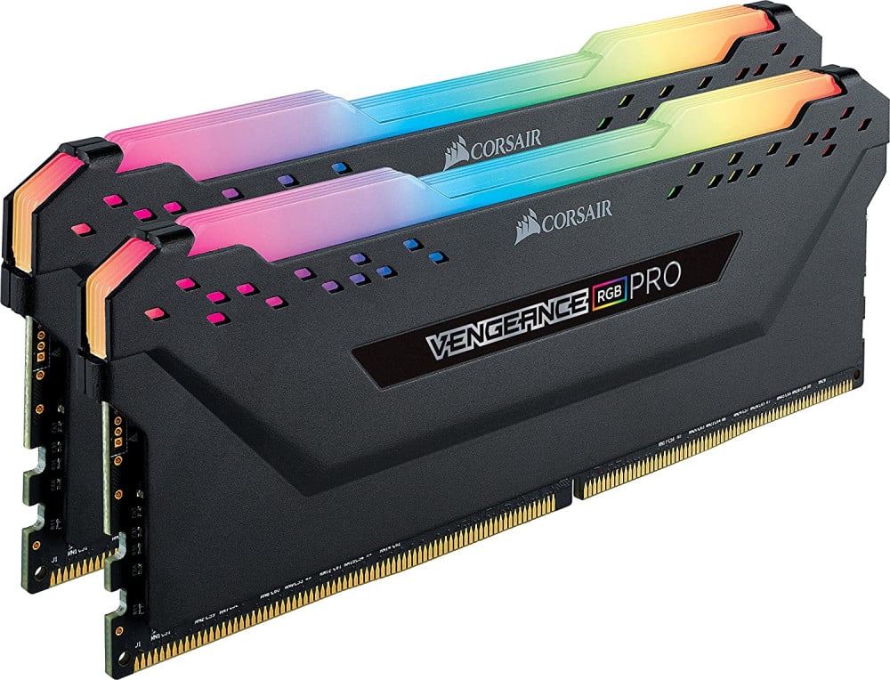 صورة RAM Corsair Vengeance RGB PRO 16GB (2x8GB) DDR4 3200MHz C15 LED Desktop Memory - Black رقم 3