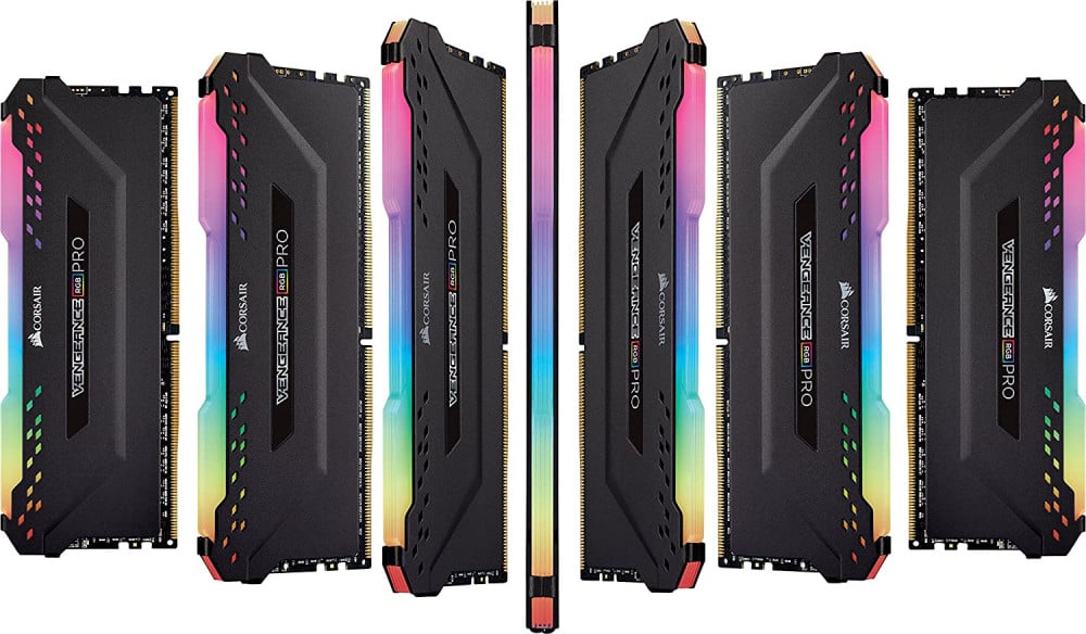 صورة RAM Corsair Vengeance RGB PRO 16GB (2x8GB) DDR4 3200MHz C15 LED Desktop Memory - Black رقم 4