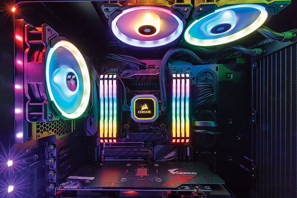صورة RAM Corsair Vengeance RGB PRO 16GB (2x8GB) DDR4 3200MHz C15 LED Desktop Memory - Black رقم 7
