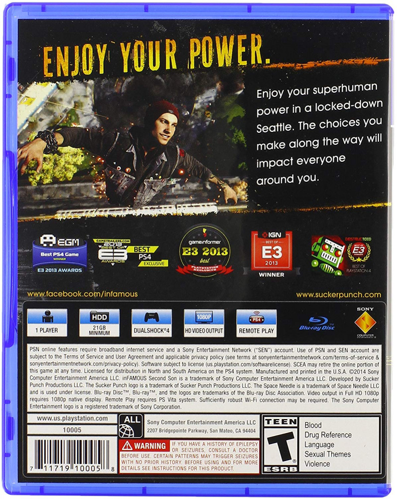 صورة اينفومس - Infamous Second Son PS4 رقم 3