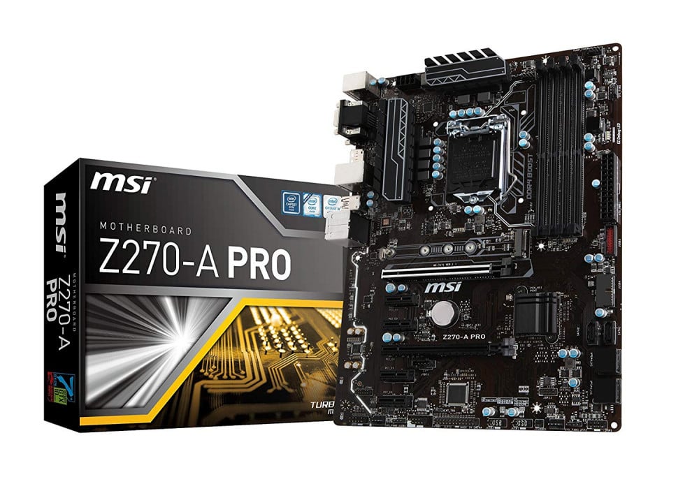 صورة MSI Pro Series Intel Z270 DDR4 USB 3 CrossFire ATX Motherboard (Z270-A PRO)