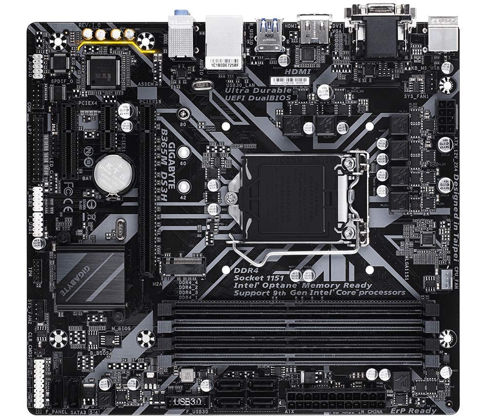 صورة Gigabyte B365M DS3H (LGA1151IntelMicro ATXUSB 3.1 Gen 1 (USB3.0) Type ADDR4Motherboard) رقم 3
