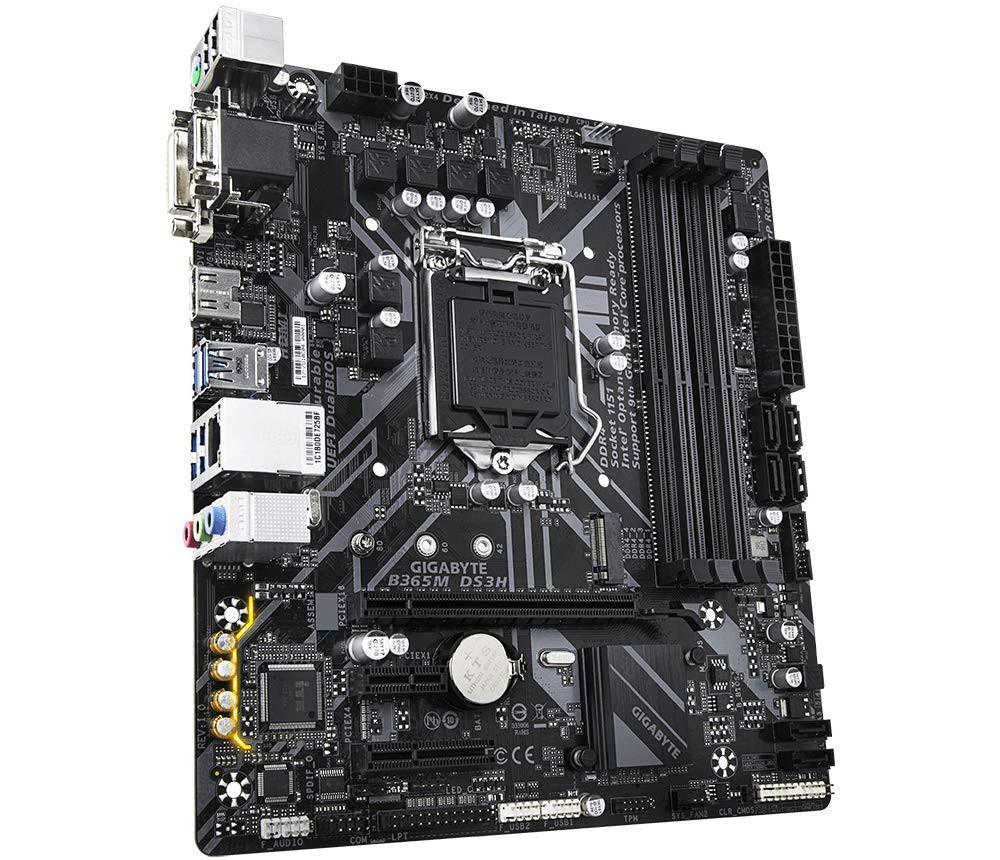 صورة Gigabyte B365M DS3H (LGA1151IntelMicro ATXUSB 3.1 Gen 1 (USB3.0) Type ADDR4Motherboard)