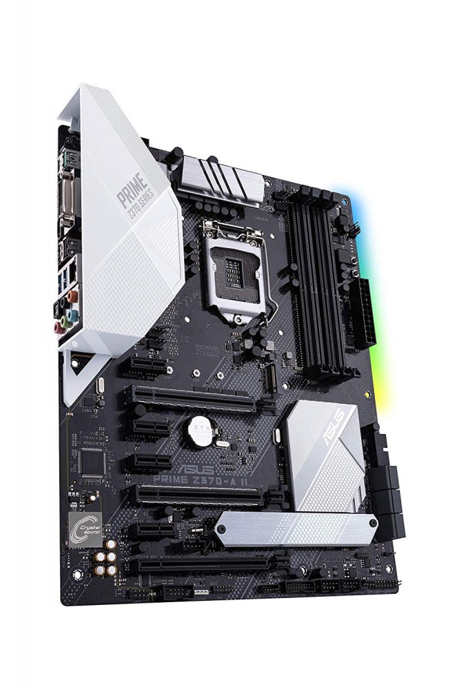 صورة ASUS Prime Z370-A II (Intel 9th Gen) DDR4 DP HDMI DVI M.2 USB 3.1 Z370 II ATX Motherboard Gigabit LAN and USB 3.1