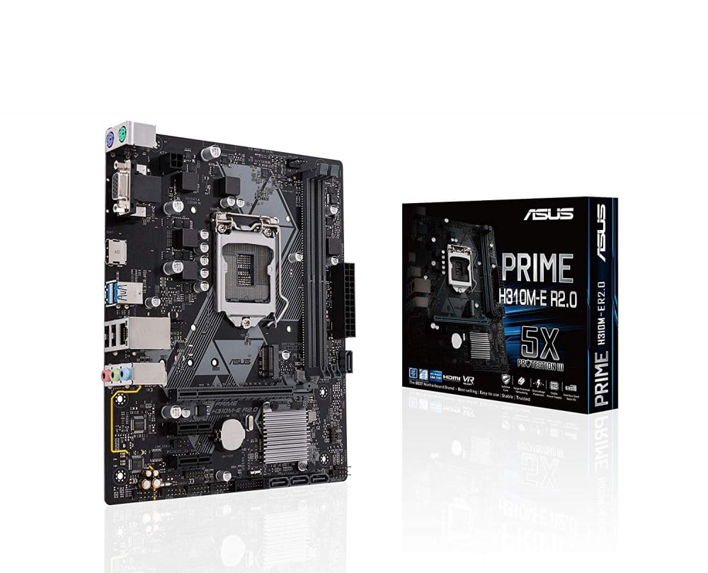 صورة Asus Intel 8th Gen DDR4 HDMI VGA Micro ATX Motherboards (Prime H310M-E R2.0 رقم 5