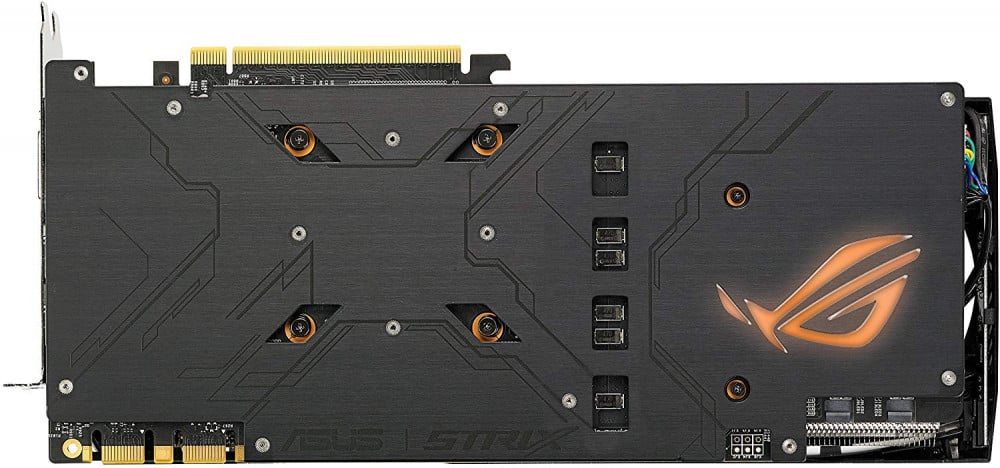 صورة ASUS ROG Strix GTX1080TI O11G Gaming GeForce 11GB OC Edition VR Ready 5K HD Gaming HDMI DisplayPort Dvi Overclocked PC GDDR5X Graphics Card رقم 4