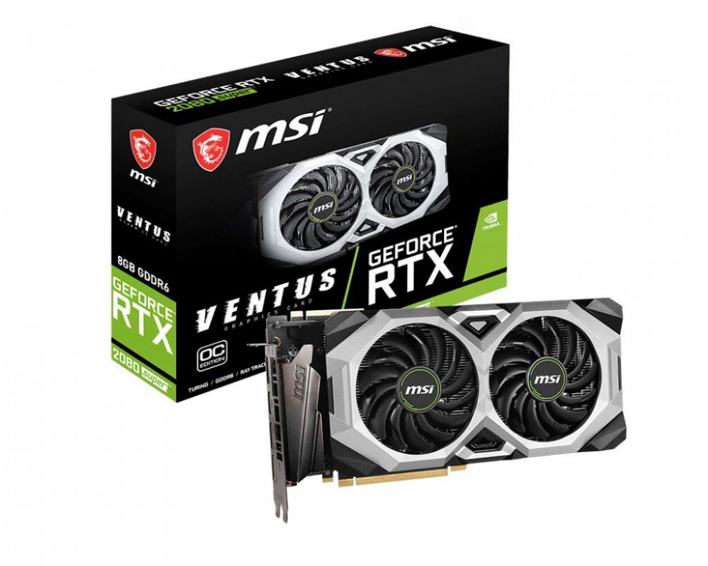 صورة MSI Gaming GeForce RTX 2080 Super 8GB GDRR6 256-Bit HDMIDP Nvlink Torx Fan Turing Architecture Overclocked Graphics Card