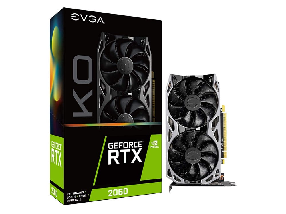 صورة EVGA GeForce RTX 2060 KO Gaming, 6GB GDDR6, Dual Fans, Metal Backplate, 06G-P4-2066-KR رقم 4