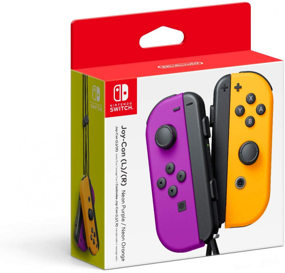 صورة Nintendo Neon Purple/ Neon Orange Joy-Con (L-R) - Switch رقم 3