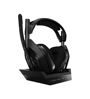 صورة سماعة رأس لاسلكية من استرو A50 - ASTRO A50 Wireless Gaming Headset for PS4 (Black)