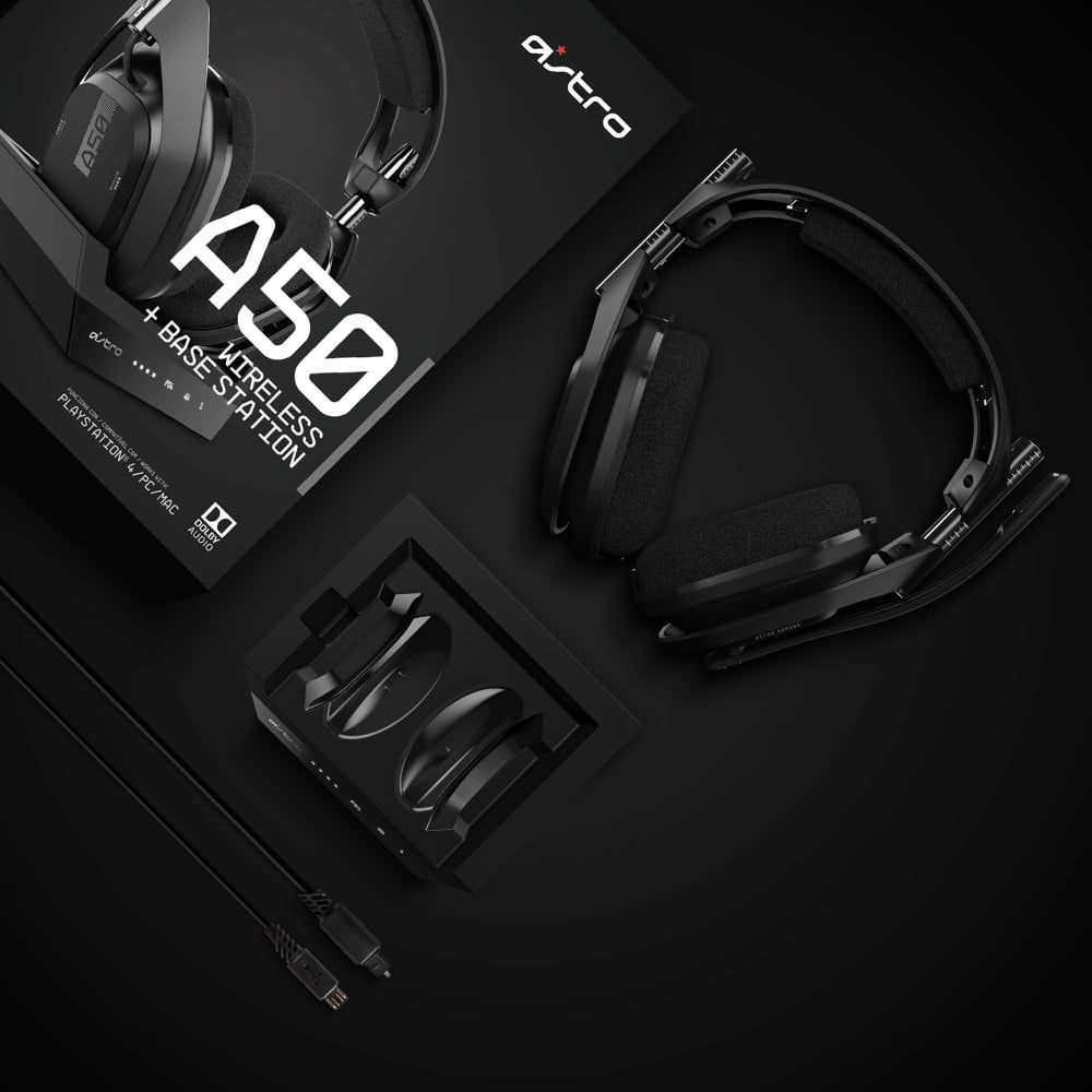 صورة سماعة رأس لاسلكية من استرو A50 - ASTRO A50 Wireless Gaming Headset for PS4 (Black) رقم 3