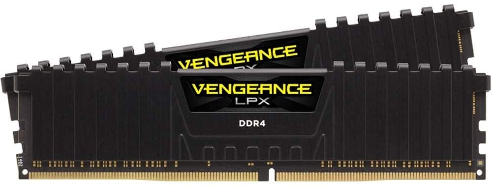 صورة RAM Corsair Vengeance LPX 16GB (2x8GB) DDR4 DRAM 3200MHz C16 Desktop Memory Kit - Black رقم 2
