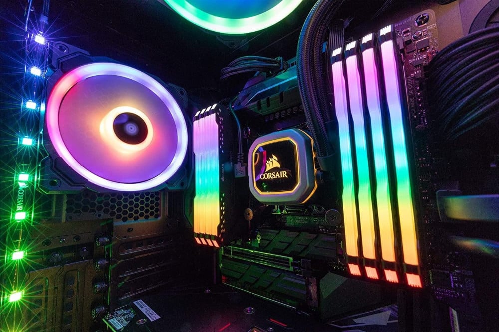 صورة RAM Corsair Vengeance RGB PRO 16GB (2x8GB) DDR4 3600MHz C15 LED Desktop Memory - Black رقم 5