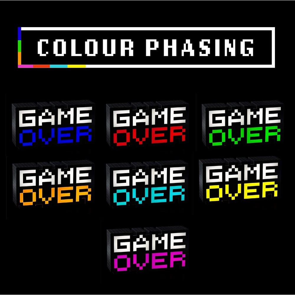 صورة ايكونز لايت قيم اوفر - Game Over Led Light رقم 7