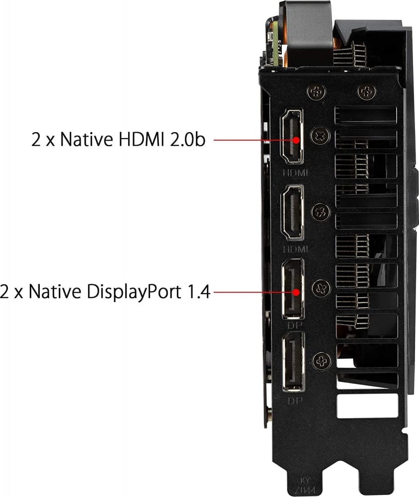 صورة ASUS ROG Strix GeForce GTX 1660 Super Advanced 6GB Edition GDDR6 HDMI 2.0 DP 1.4 Gaming Graphics Card (ROG-STRIX-GTX1660S-A6G-GAMING) رقم 6