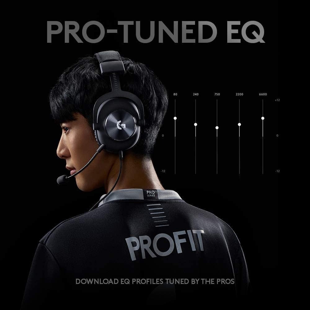 صورة سماعه لوجيتك جي برو - Logitech G Pro Gaming Headset Black رقم 3