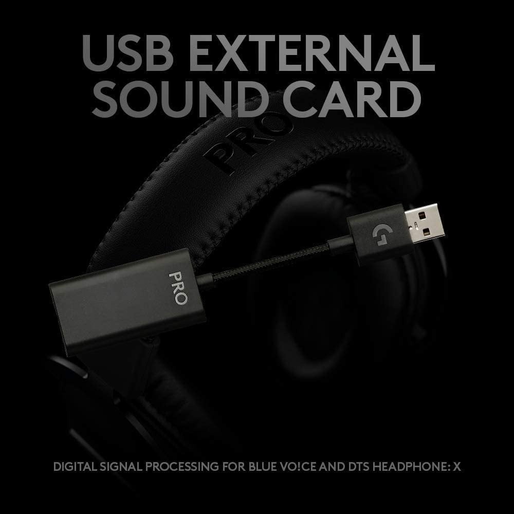 صورة سماعه لوجيتك جي برو - Logitech G Pro Gaming Headset Black رقم 7