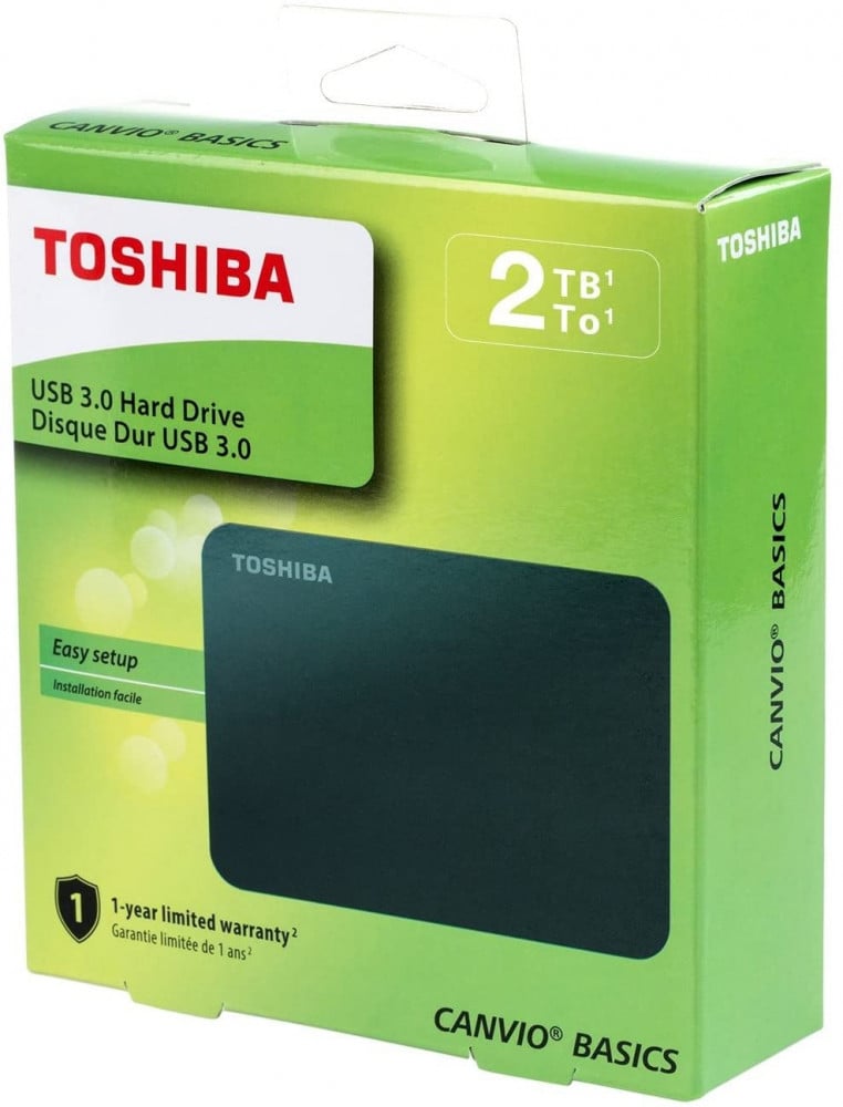 صورة هارديسك Toshiba Canvio Basics 2TB – التخزين الأمثل والأداء الفائق رقم 3
