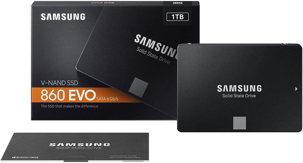 صورة Samsung SSD 860 EVO 1TB 2.5 Inch SATA III Internal SSD (MZ-76E1T0BAM) رقم 2