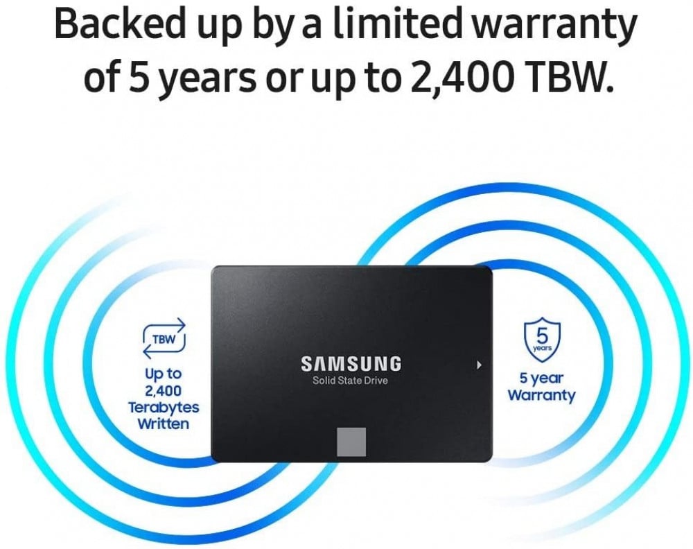 صورة Samsung SSD 860 EVO 1TB 2.5 Inch SATA III Internal SSD (MZ-76E1T0BAM) رقم 8