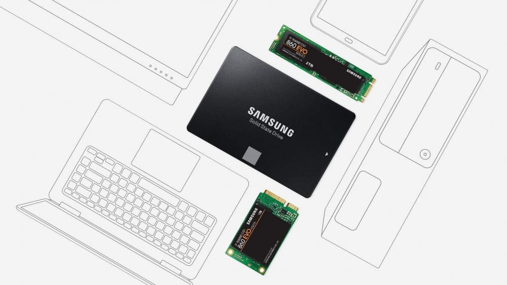 صورة Samsung SSD 860 EVO 1TB 2.5 Inch SATA III Internal SSD (MZ-76E1T0BAM)
