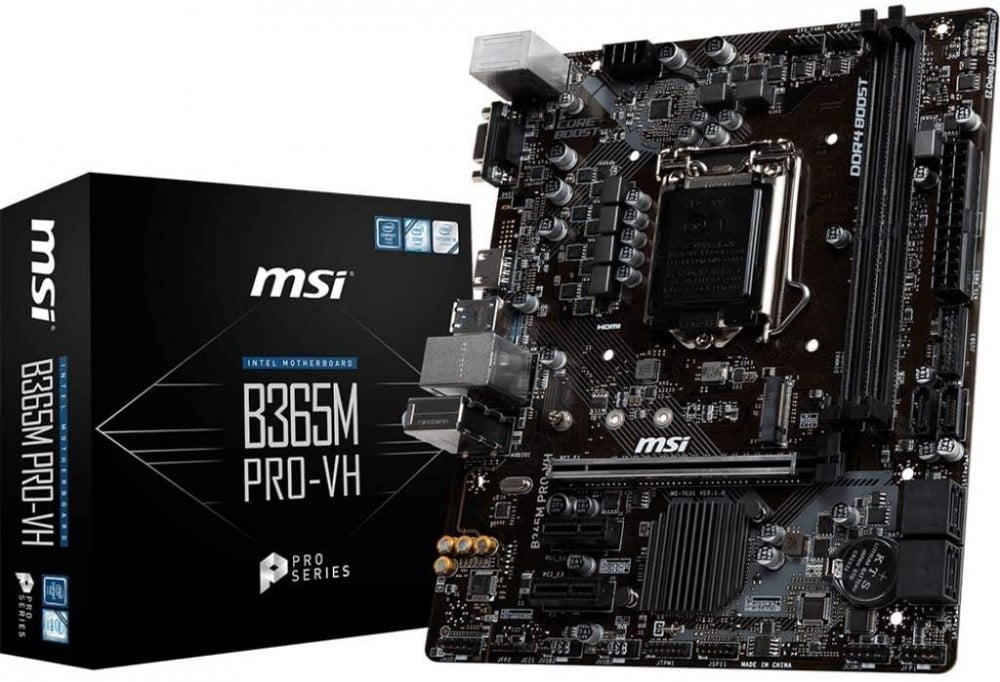 صورة MSI ProSeries Intel B365 LGA 1151 Support 9th/8th Gen Intel Processors Gigabit LAN DDR4 USB/VGA/HDMI Micro ATX Motherboard (B365M PRO-VH) (B365MPROVH) رقم 2