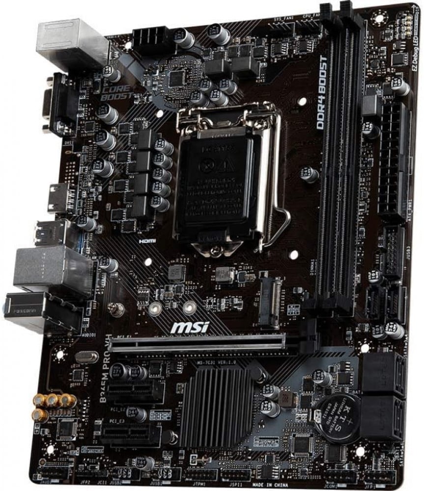 صورة MSI ProSeries Intel B365 LGA 1151 Support 9th/8th Gen Intel Processors Gigabit LAN DDR4 USB/VGA/HDMI Micro ATX Motherboard (B365M PRO-VH) (B365MPROVH) رقم 5