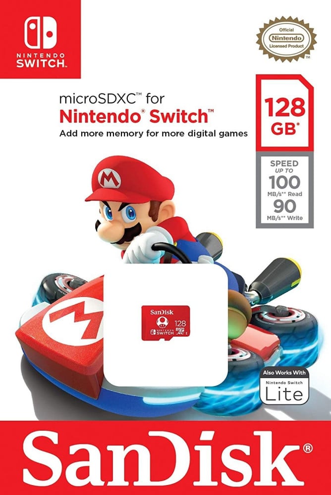صورة WhatsApp Twitter Facebook Telegram SMS Copy Link بطاقة ذاكرة مايكرو اس دي اكس سي 128 جيجا -SanDisk 128GB microSDXC UHS-I-Memory-Card for Nintendo-Switch - SDSQXAO-128G-GNCZN رقم 2