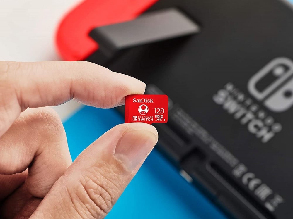 صورة WhatsApp Twitter Facebook Telegram SMS Copy Link بطاقة ذاكرة مايكرو اس دي اكس سي 128 جيجا -SanDisk 128GB microSDXC UHS-I-Memory-Card for Nintendo-Switch - SDSQXAO-128G-GNCZN رقم 5