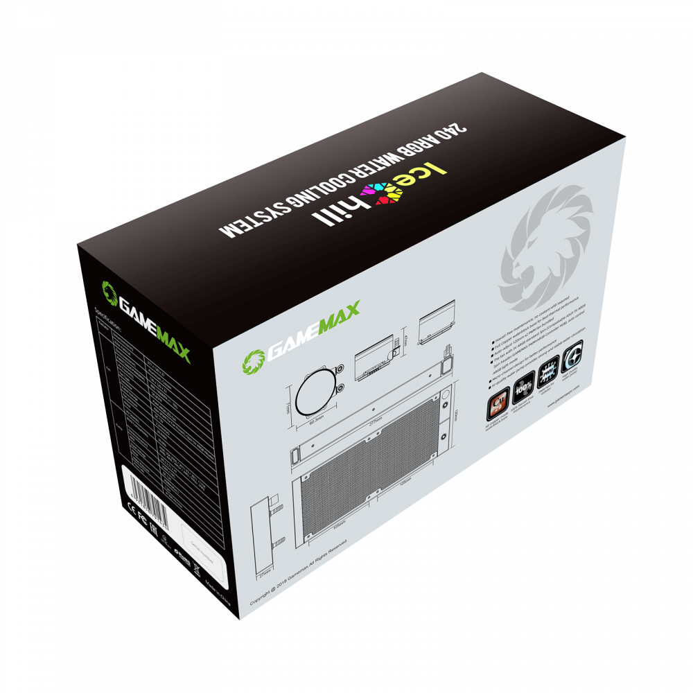 صورة GAMEMAX 240MM RGB رقم 10