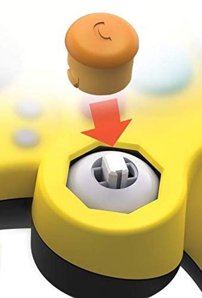 صورة Nintendo Switch 500-100-NA-D3 Pokemon Pikachu GameCube Style Wired Fight Pad Pro Controller by PDP رقم 5