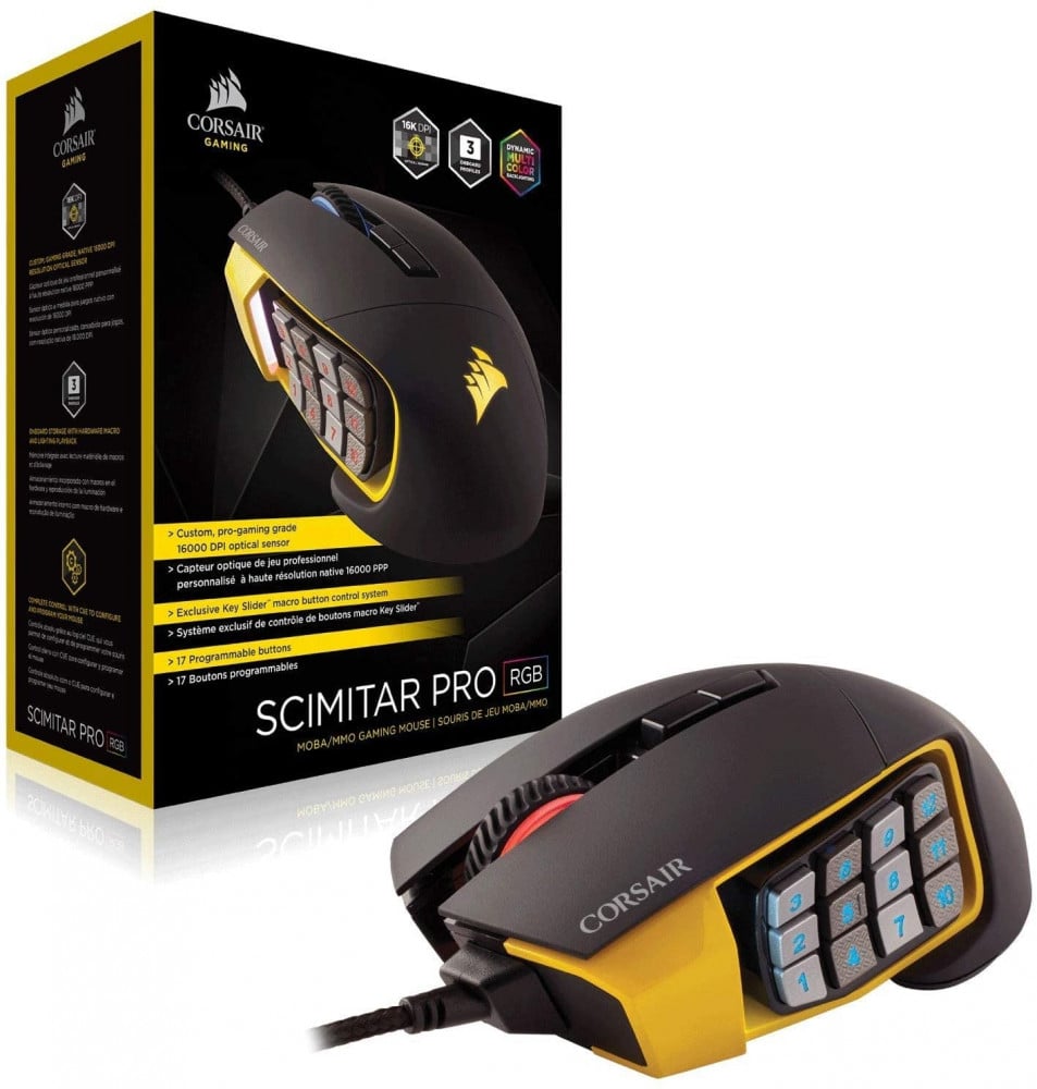 صورة Corsair Scimitar Pro RGB USB Wired Mouse