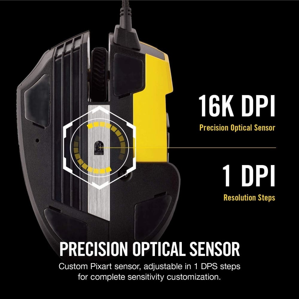 صورة Corsair Scimitar Pro RGB USB Wired Mouse رقم 2