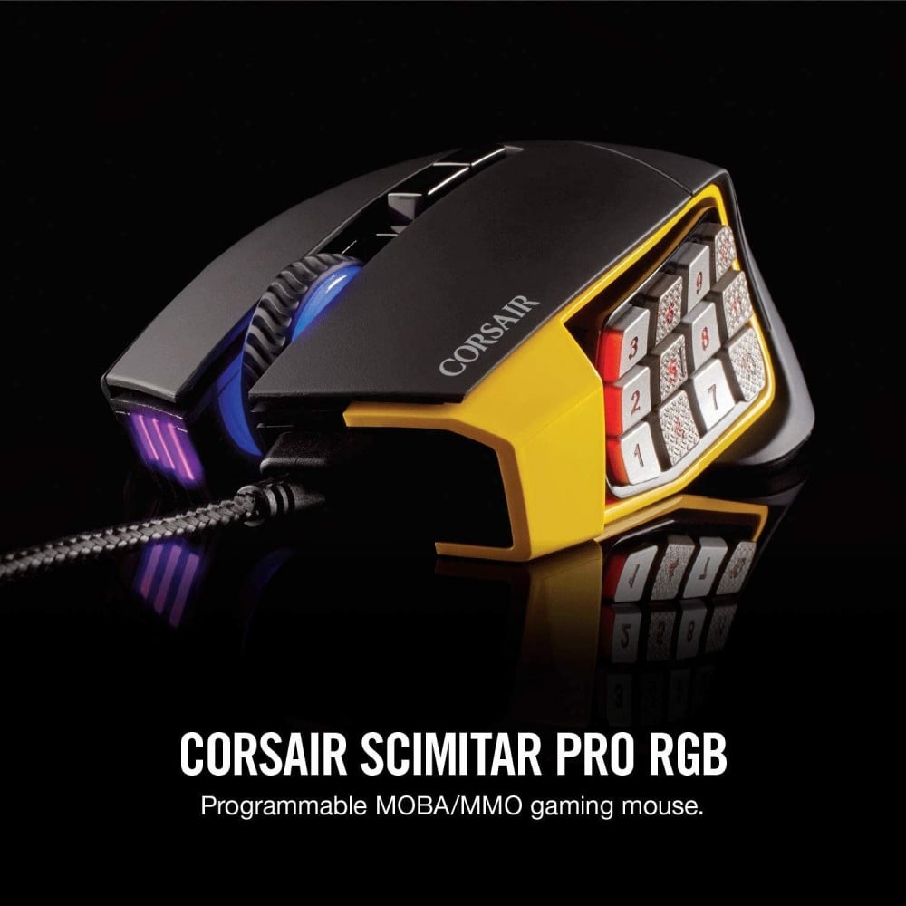 صورة Corsair Scimitar Pro RGB USB Wired Mouse رقم 5