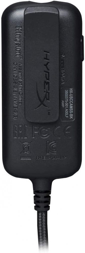 صورة تحويل صوت الى 7.1 هايبر اكس HyperX Amp USB Sound Card - Virtual 7.1 Surround Sound - Works with PC/PS4 - Plug and Play Audio Upgrade for Stereo Headsets (HX-USCCAMSS-BK) رقم 4