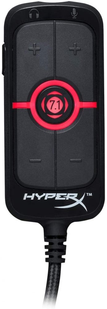 صورة تحويل صوت الى 7.1 هايبر اكس HyperX Amp USB Sound Card - Virtual 7.1 Surround Sound - Works with PC/PS4 - Plug and Play Audio Upgrade for Stereo Headsets (HX-USCCAMSS-BK) رقم 5