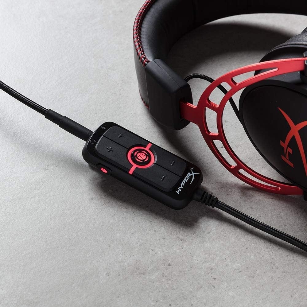 صورة تحويل صوت الى 7.1 هايبر اكس HyperX Amp USB Sound Card - Virtual 7.1 Surround Sound - Works with PC/PS4 - Plug and Play Audio Upgrade for Stereo Headsets (HX-USCCAMSS-BK) رقم 9